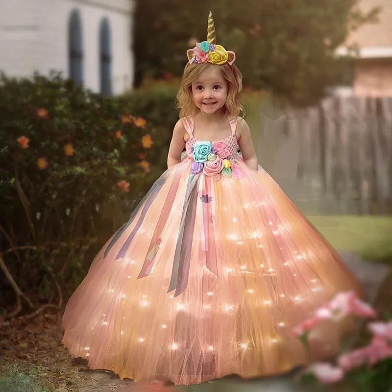 Glowing Light-Up Princess Dress - Acejin